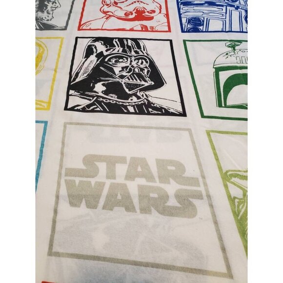 Star Wars Twin Flat Sheet, Jedi R2D2 Yoda, Star Wars Sheet - Picture 2 of 8